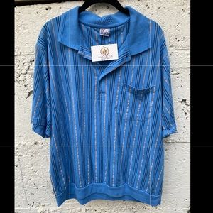 Vintage blue men’s stripe top